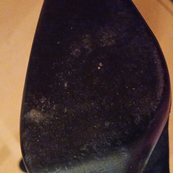 🎈🎈🎈RALPH LAUREN PURPLE L COLL.GENUINE SUEDE LEATHER HEELS SIZE 8.5 3 1/2 HEEL - Picture 8 of 11